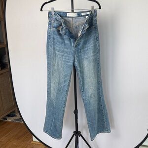 Denim Forum Classic Blue Straight Leg Jeans